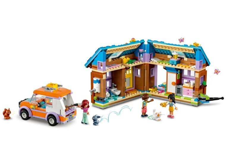 41735 LEGO® Friends pārvietojamā māja, 785 g un dāvanu spilvens Cat, 50 cm цена и информация | Konstruktori | 220.lv