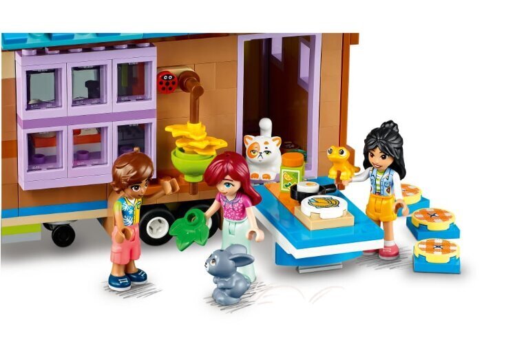 41735 LEGO® Friends pārvietojamā māja, 785 g un dāvanu spilvens Cat, 50 cm cena un informācija | Konstruktori | 220.lv