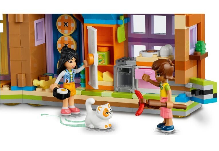 41735 LEGO® Friends pārvietojamā māja, 785 g un dāvanu spilvens Cat, 50 cm cena un informācija | Konstruktori | 220.lv