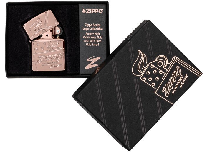 Šķiltavas Zippo 48768 Armor® Script Collectible cena un informācija | Šķiltavas un aksesuāri | 220.lv