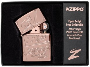 Šķiltavas Zippo 48768 Armor® Script Collectible cena un informācija | Šķiltavas un aksesuāri | 220.lv