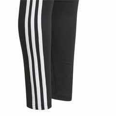 Sporta Legingi Adidas Design 2 Move 3 Stripes Melns cena un informācija | Bikses meitenēm | 220.lv