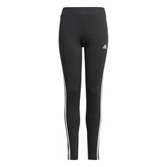 Sporta Legingi Adidas Design 2 Move 3 Stripes Melns cena un informācija | Bikses meitenēm | 220.lv