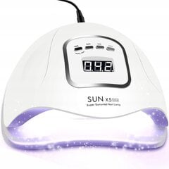 Гибридная УФ светодиодная лампа для ногтей 80Вт SUN X5 MAX цена и информация | Аппараты для маникюра и педикюра | 220.lv
