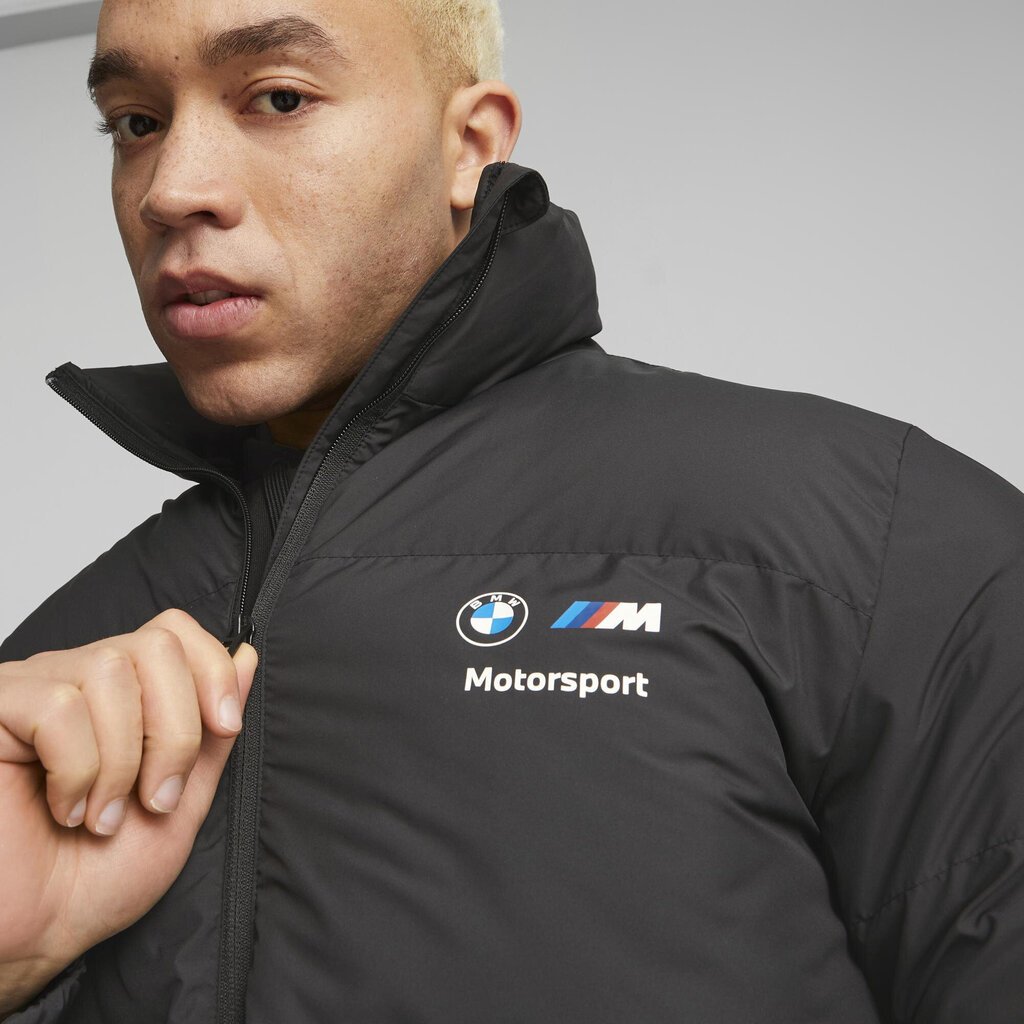 Puma Jakas Bmw Mms Ess Padded Jacket Black 621300 01 621300 01/S cena un informācija | Vīriešu virsjakas | 220.lv