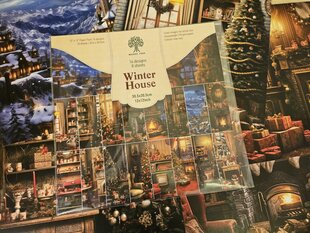 Papīrs scrapbookingam un kartītēm Winter House cena un informācija | Burtnīcas un papīra preces | 220.lv