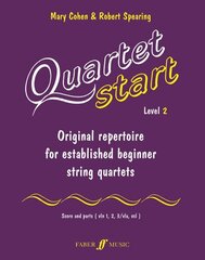 Quartetstart Level 2: Original Repertoire for Established Beginner String Quartets cena un informācija | Mākslas grāmatas | 220.lv