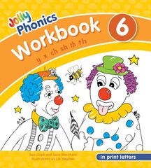 Jolly Phonics Workbook 6: in Print Letters (American English edition) cena un informācija | Grāmatas pusaudžiem un jauniešiem | 220.lv