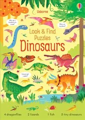 Look and Find Puzzles Dinosaurs cena un informācija | Grāmatas mazuļiem | 220.lv