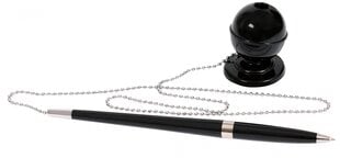 Ручка desk pen, EconoMix, с цепочкой, толщина 0,5мм, синяя сп. цена и информация | Письменные принадлежности | 220.lv