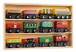 Magnētisko vilcienu un vagonu komplekts Kruzzel, 12d. цена и информация | Rotaļlietas zēniem | 220.lv