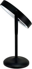 Двустороннее зеркало для макияжа из черного матового металла со светодиодной подсветкой Gerard Brinard, 33x21x14 см цена и информация | Косметички, косметические зеркала | 220.lv