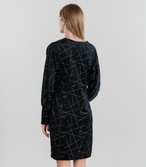 Женское платье Abito Moda 232634 01, черное цена и информация | Платья | 220.lv