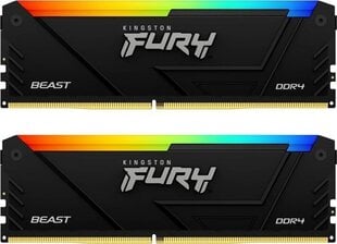 Kingston Fury Beast RGB KF436C18BB2AK2/64 cena un informācija | Operatīvā atmiņa (RAM) | 220.lv