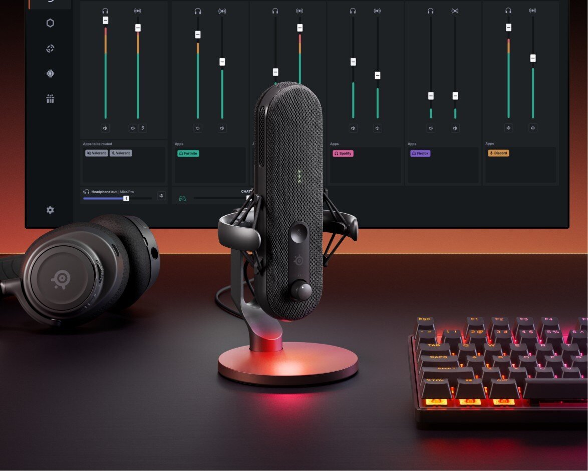 SteelSeries Alias Gaming цена и информация | Mikrofoni | 220.lv