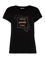 T-krekls sievietēm Zabaione Adela*01, 4067218639022, melns цена и информация | Женские футболки | 220.lv