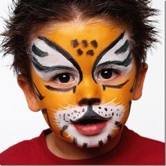 Набор гипоаллергенных красок для лица из натуральных ингредиентов Namaki черного, оранжевого и белого цвета: Лиса и Тигр цена и информация | Косметика для мам и детей | 220.lv