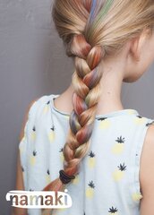Izmazgājama un ar otiņu uzklājama bērnu matu krāsa Namaki, zila, 9 ml cena un informācija | Bērnu kosmētika, līdzekļi jaunajām māmiņām | 220.lv