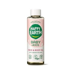 Nērnu eļļa sejai un ķermenim, sausai līdz ļoti sausai ādai Happy Earth, 150 ml cena un informācija | Bērnu kosmētika, līdzekļi jaunajām māmiņām | 220.lv