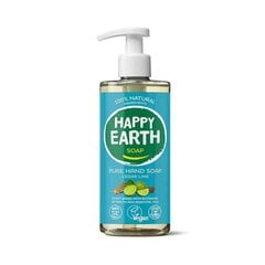 Жидкое мыло для рук с ароматом лайма и кедра Happy Earth, 300 мл цена и информация | Мыло | 220.lv