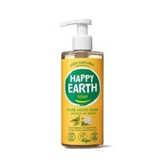 Antibakteriālās ziepes ar burvīgu jasmīnu un Ho koka aromātu Happy Earth, 300 ml cena un informācija | Ziepes | 220.lv