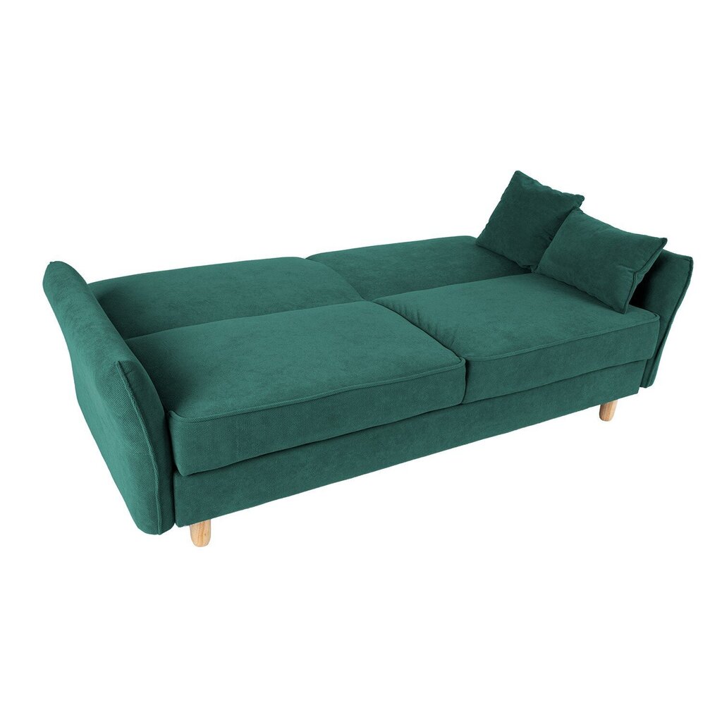 Dīvāns Rosanna, 199x81x86 cm, zaļš cena un informācija | Dīvāni | 220.lv