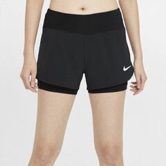 Sieviešu sporta šorti Nike Eclipse 2-In-1, melni цена и информация | Спортивная одежда для женщин | 220.lv
