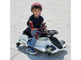 Bērnu elektriskais drifta kartings Rollzone, balts cena un informācija | Bērnu elektroauto | 220.lv