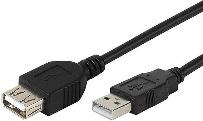 Vivanco, USB A, 1,8 m cena un informācija | Kabeļi un vadi | 220.lv