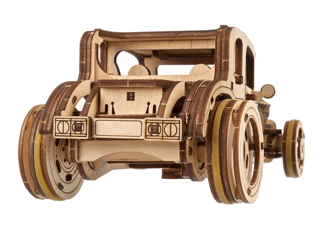 Koka konstruktor Ugears Hot Rod Furious Mouse, 207 gab. cena un informācija | Konstruktori | 220.lv