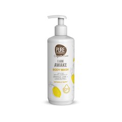 Ādu stimulējoša dušas želeja ar apelsīnu, laimu un citronu Pure Beginnings I Am Awake, 500 ml цена и информация | Масла, гели для душа | 220.lv