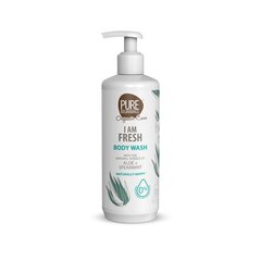 Ādu atsvaidzinoša dušas želeja ar alveju un piparmētru Pure Beginnings I Am Fresh, 500 ml cena un informācija | Dušas želejas, eļļas | 220.lv