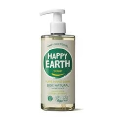 Antibakteriālas ziepes bez smaržas Happy Earth, 300 ml cena un informācija | Ziepes | 220.lv