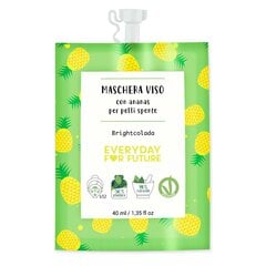 Maska sejas ādas krāsas atjaunošanai Everyday For Future ar saulespuķu sēklām, rīcineļļu un ananasu ekstraktu, 40 ml cena un informācija | Sejas maskas, acu maskas | 220.lv