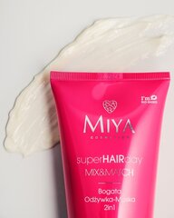 Маска-кондиционер Miya 2в1 для сухих, поврежденных и вьющихся волос, 150 мл цена и информация | Средства для укрепления волос | 220.lv