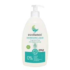 Friendly Organic Ecolunes bērnu trauku mazgāšanas līdzeklis bez smaržas, 500 ml cena un informācija | Trauku mazgāšanas līdzekļi | 220.lv