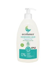 Friendly Organic Ecolunes bērnu trauku mazgāšanas līdzeklis bez smaržas, 500 ml цена и информация | Средства для мытья посуды | 220.lv