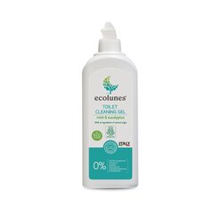 Friendly Organic Ecolunes tualetes podu tīrīšanas želeja ar piparmētru un eikalipta smaržu, 500 ml cena un informācija | Tīrīšanas līdzekļi | 220.lv