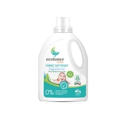 Кондиционер для белья Friendly Organic Ecolunes без запаха, для младенцев и аллергиков, 1000 мл цена и информация | Средства для стирки | 220.lv