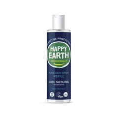 Dezodorants Happy Earth vīriešiem, uzpildes iepakojums, 300 ml cena un informācija | Dezodoranti | 220.lv