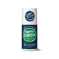 Натуральный защитный шариковый дезодорант для мужчин с освежающим запахом Happy Earth 100% , 75мл цена и информация | Дезодоранты | 220.lv