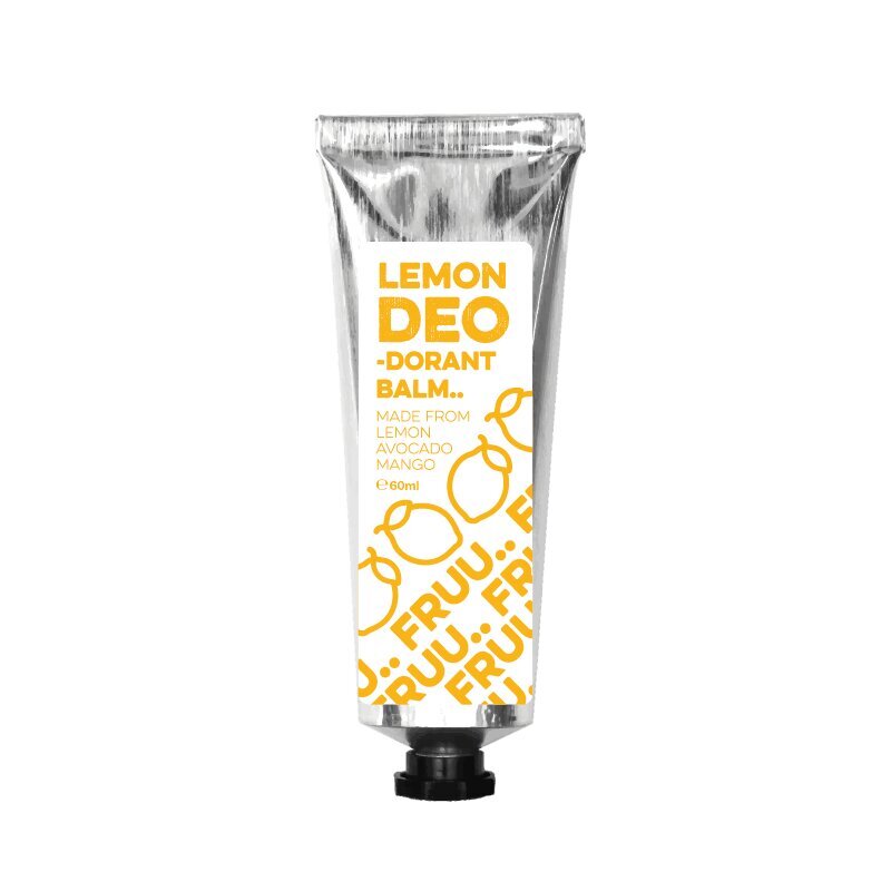 Dezodorants bez sodas un alumīnija savienojumiem ar citrona smaržu Fruu, 60 ml cena un informācija | Dezodoranti | 220.lv