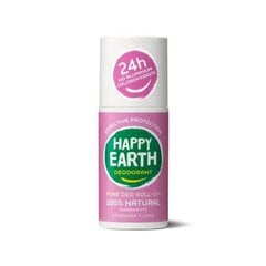 Rullīšu dezodorants ar nomierinošu lavandas un ilanga aromātu Happy Earth, 75 ml cena un informācija | Dezodoranti | 220.lv