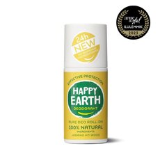 Rullīšu dezodorants ar jasmīnu un Ho koka aromātu Happy Earth, 75 ml cena un informācija | Dezodoranti | 220.lv