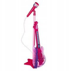 Elektriskā ģitāra ar mikrofonu, AIG, rozā цена и информация | Развивающие игрушки | 220.lv