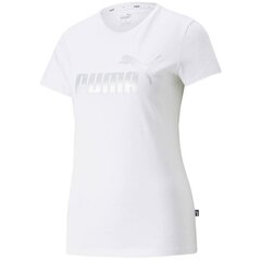 Puma t-krekls sievietēm ESS+ 84830302, balts цена и информация | Женские футболки | 220.lv