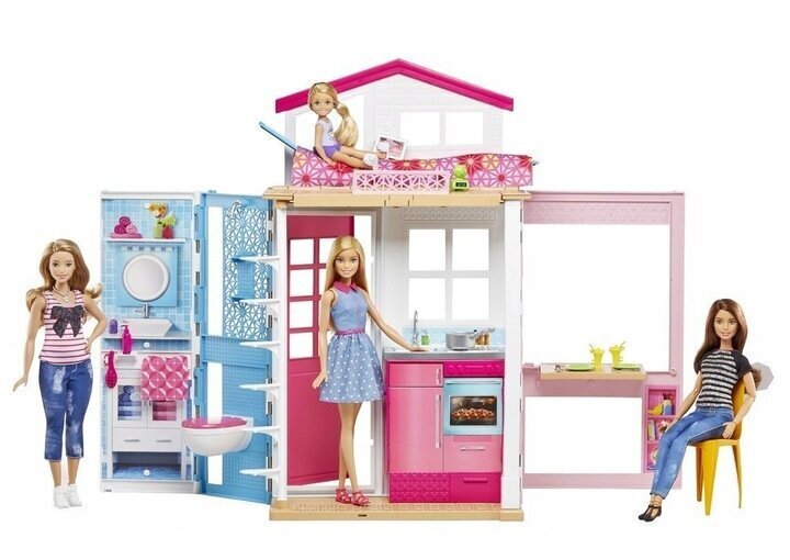Leļļu māja Barbie, rozā cena un informācija | Rotaļlietas meitenēm | 220.lv