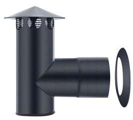 Вентиляционный дымоход с обратным клапаном FI 110 100  цена и информация | Дымоходы | 220.lv
