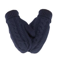 Варежки женские C123080008-9, темно-синие цена и информация | Женские перчатки | 220.lv