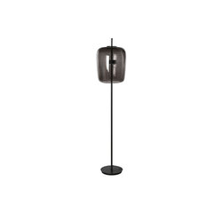 Grīdas lampa Home ESPRIT Melns Pelēks Metāls Stikls 35 x 35 x 168 cm cena un informācija | Stāvlampas | 220.lv